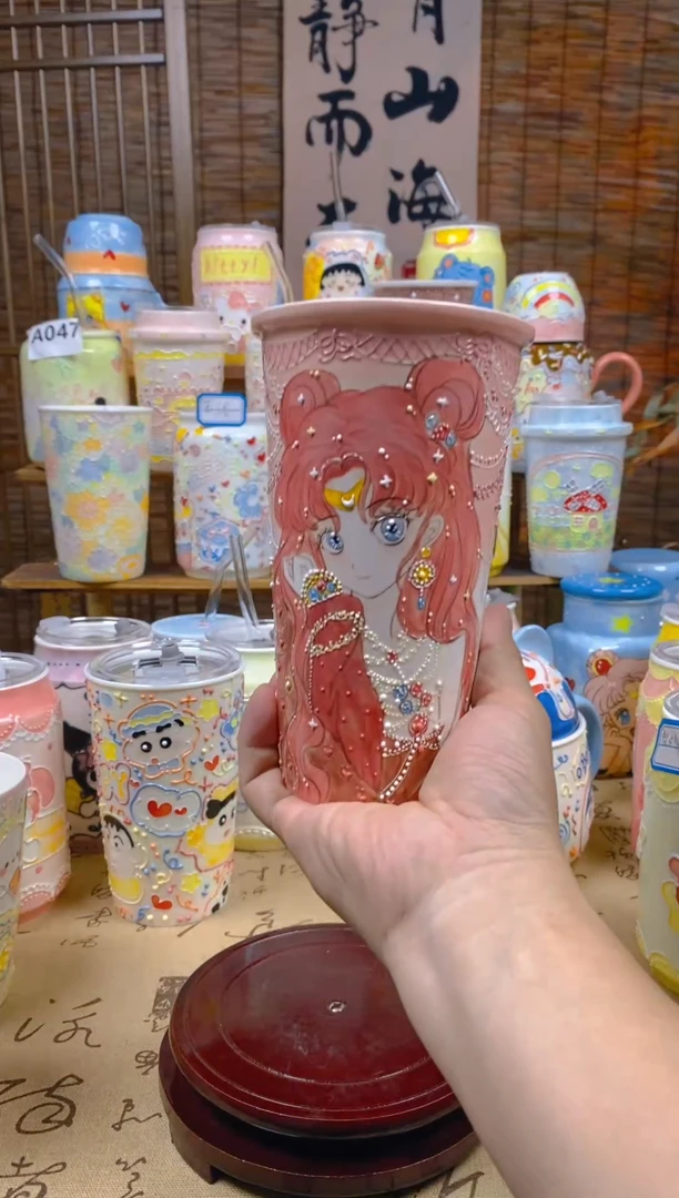 杯子景德镇可爱陶瓷杯