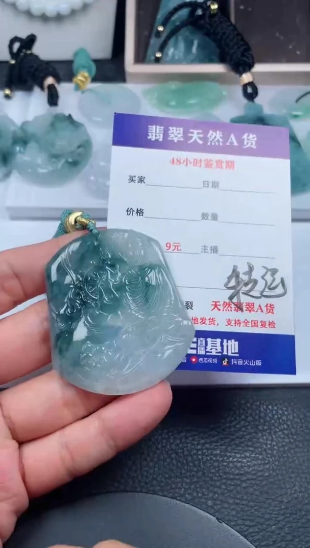 翡翠未镶嵌颈饰
