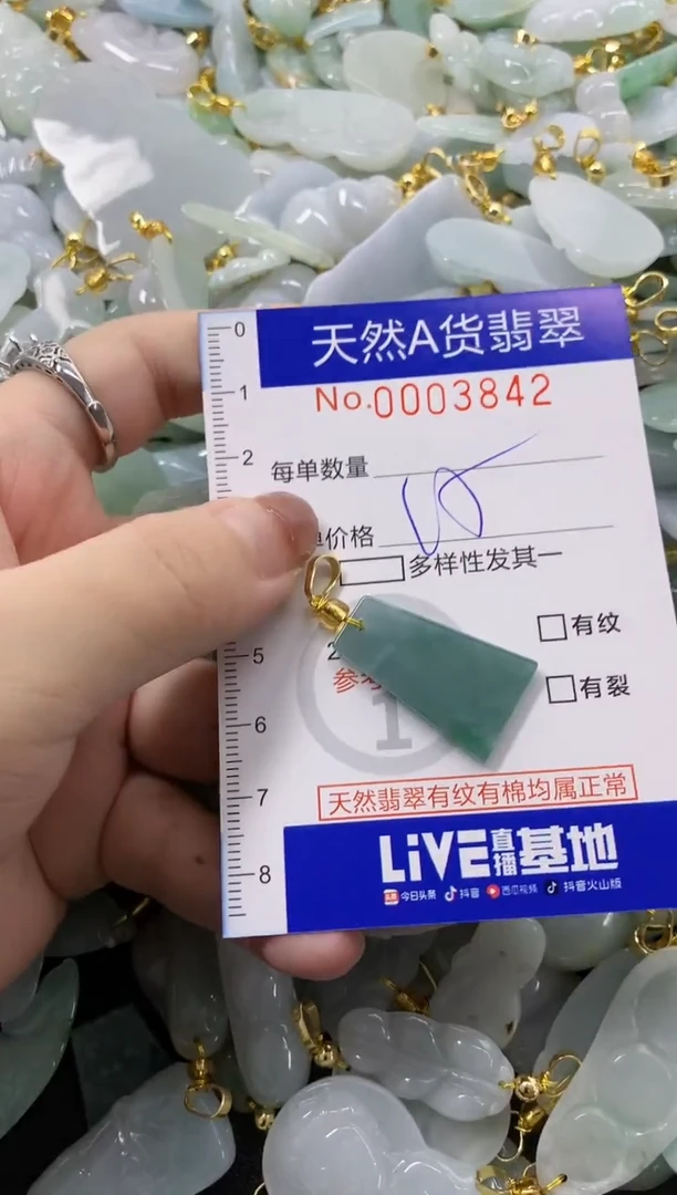 颈饰未镶嵌翡翠天然A货翡翠