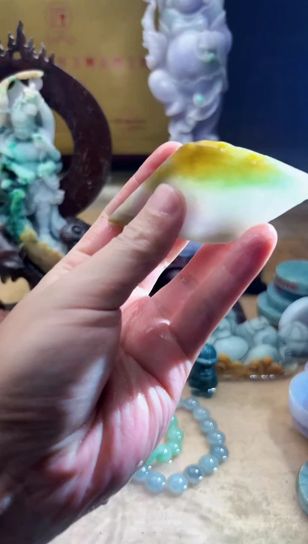 未镶嵌挂件翡翠A货张麦6813