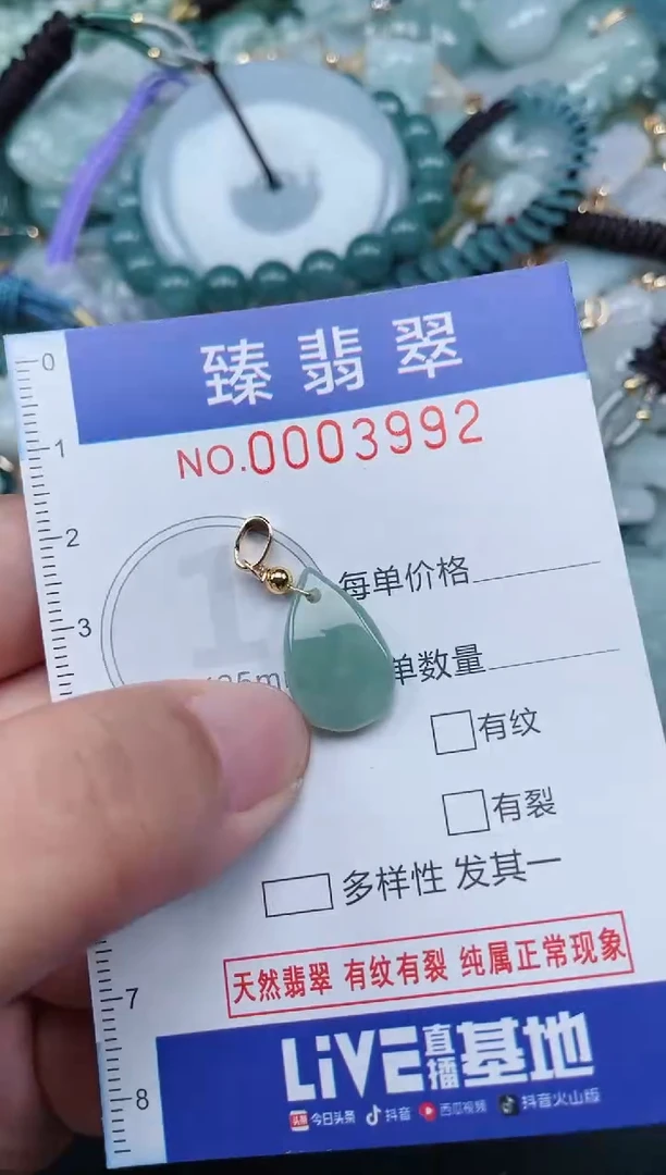 翡翠未镶嵌颈饰.0003992