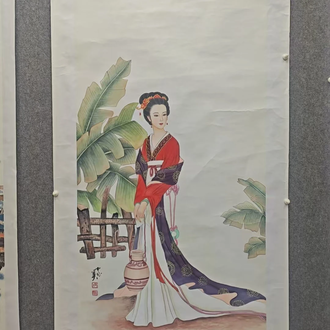 荣宝书画甄选-八平尺国画-古代少女-H