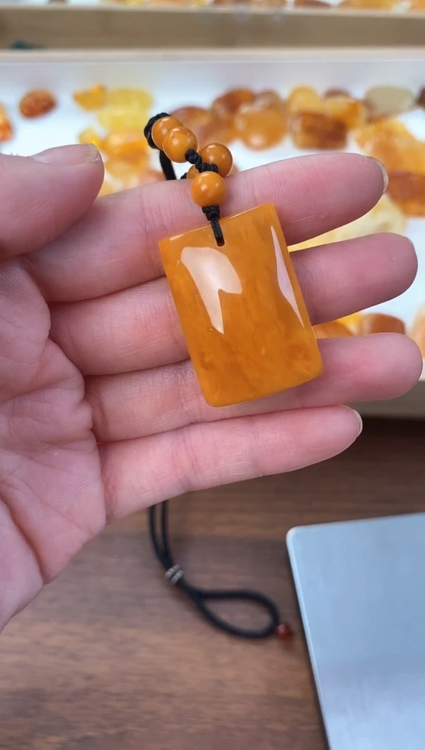 裸石琥珀未镶嵌天然琥珀蜜蜡