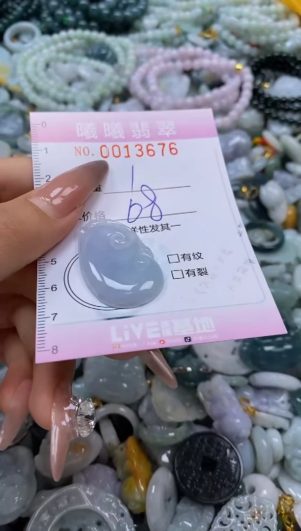 翡翠未镶嵌颈饰闪购0013676