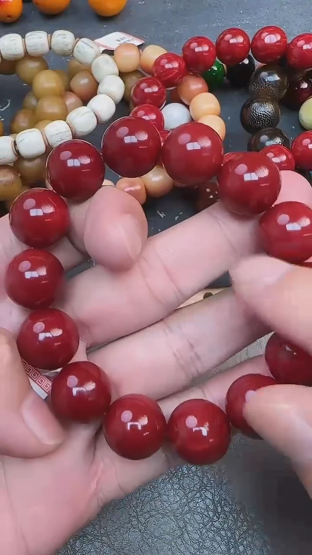 非金属珐琅三16mm时尚手串