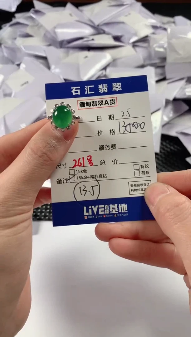 【闪购商品】翡翠颈饰18K金镶嵌1111111111