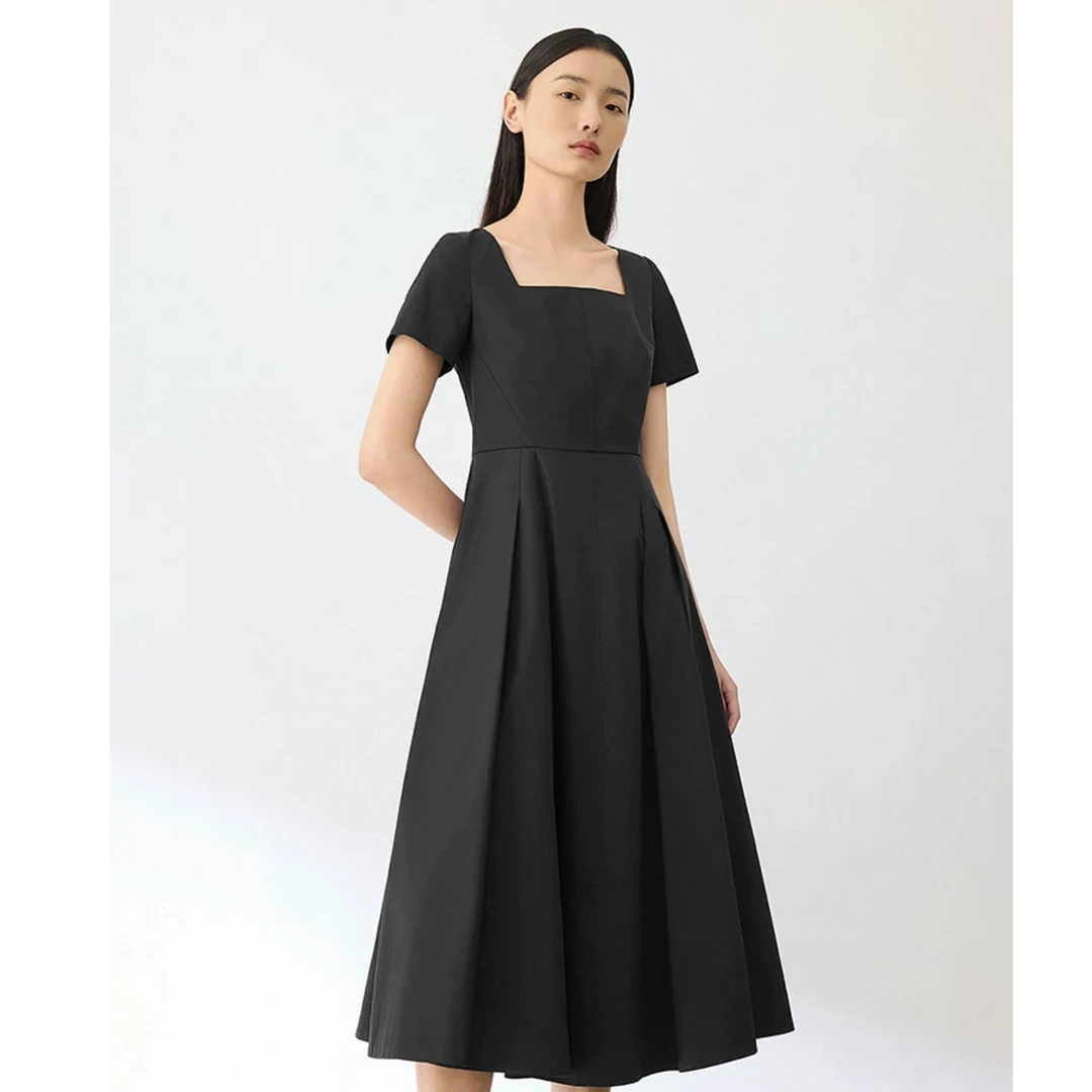 LANCY/朗姿【专柜同款】时尚气质减龄收腰连衣裙