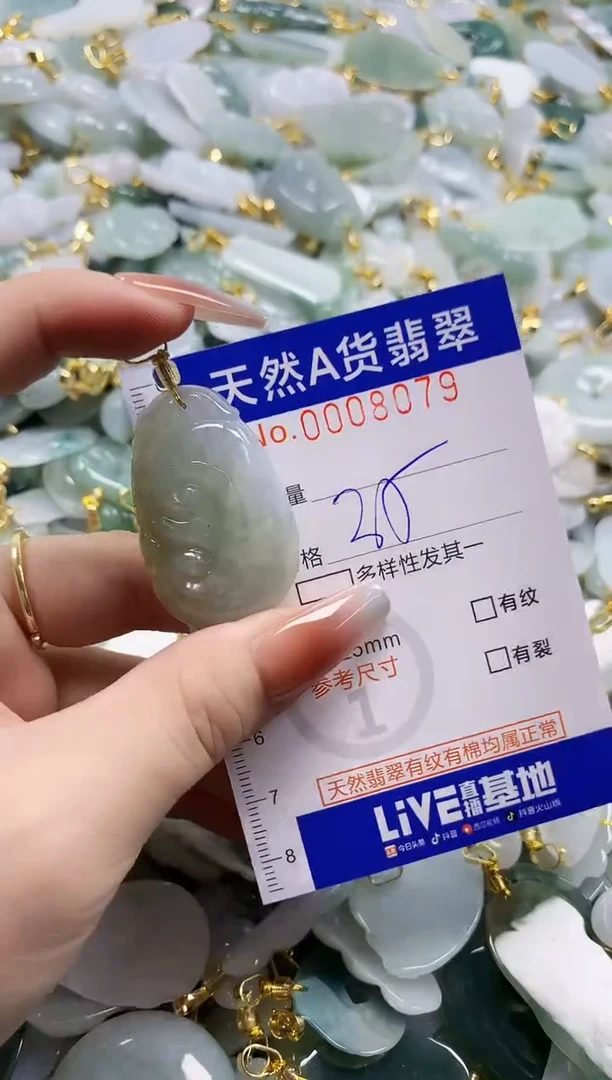 颈饰未镶嵌翡翠天然A货翡翠