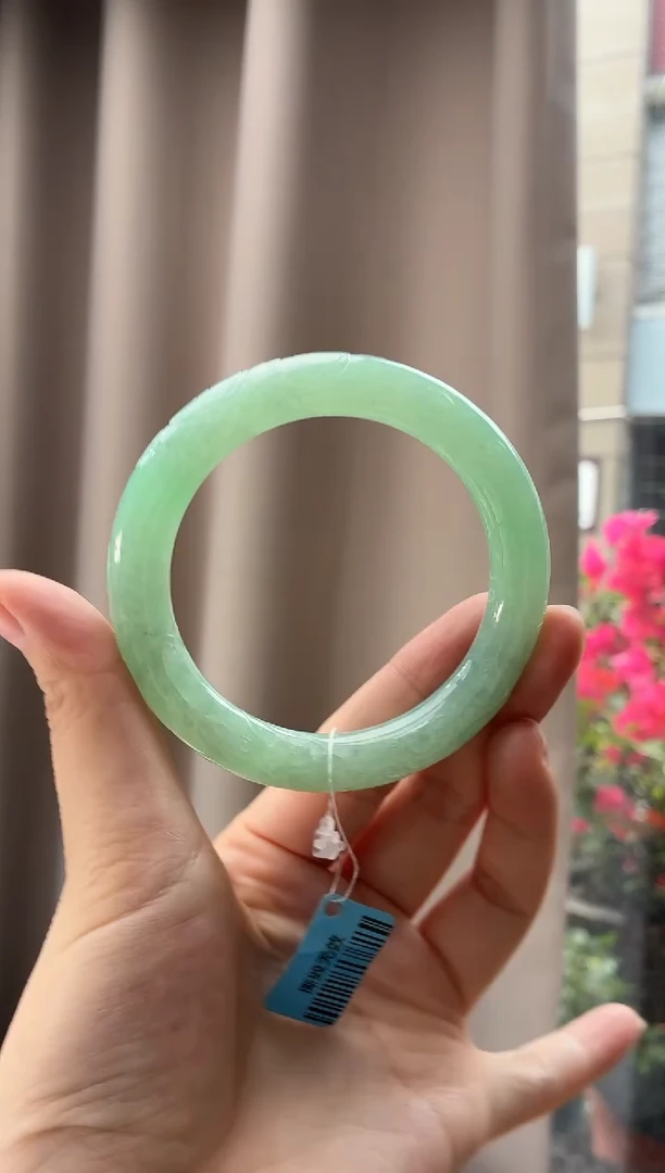 未镶嵌手镯翡翠20  翡翠手镯 55