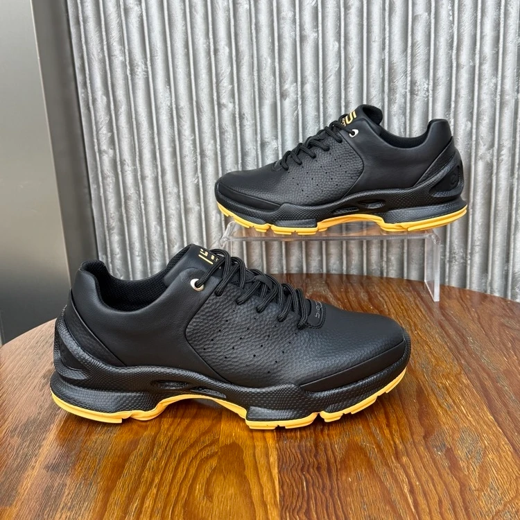 男士户外防滑低帮爱家真皮系带二十五周年舒适休闲头层牛皮跑步鞋