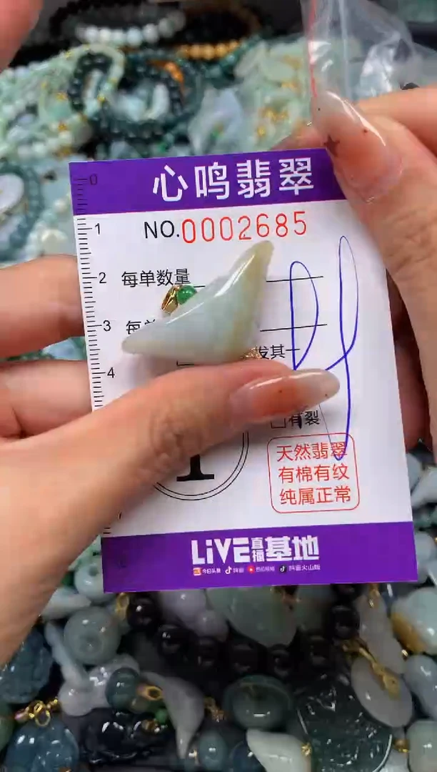 翡翠未镶嵌颈饰闪购002685