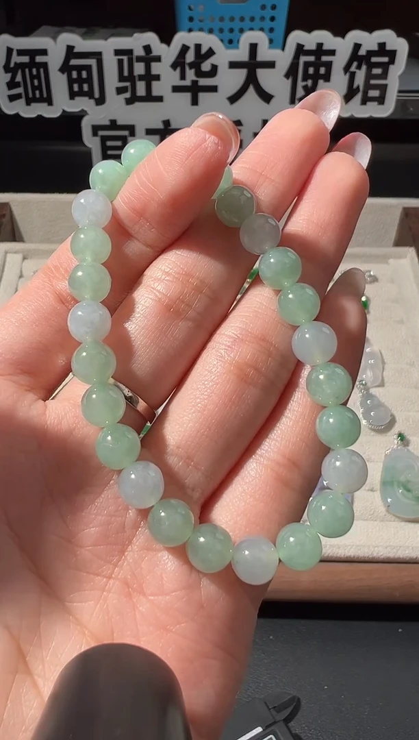 未镶嵌手串翡翠缅甸珠宝严选