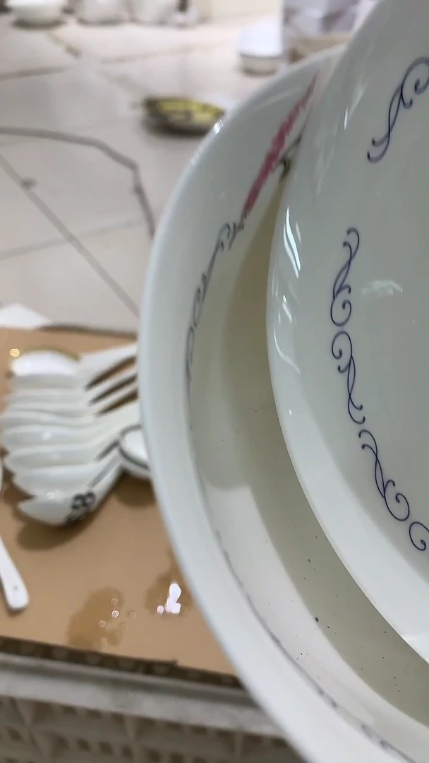 6面碗2个隆达骨质瓷