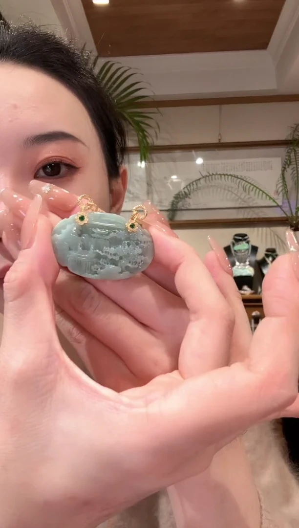 【闪购商品】翡翠颈饰未镶嵌国风