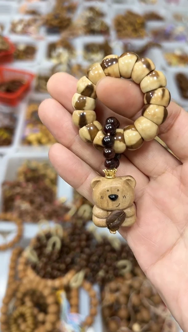 手串紫金鼠金饭碗 手捻