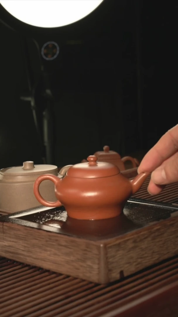 【闪购商品】紫砂茶盏全手工仿老朱泥壶