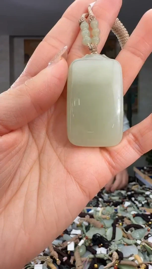 颈饰未镶嵌和田玉拍一发一多样性发货