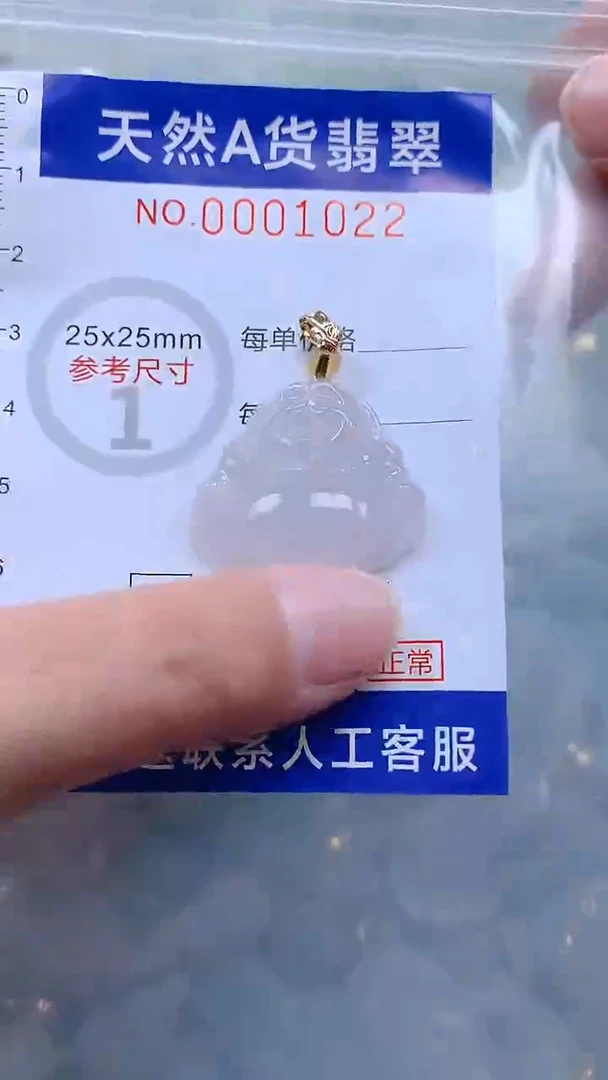 翡翠未镶嵌吊坠(不含链)1