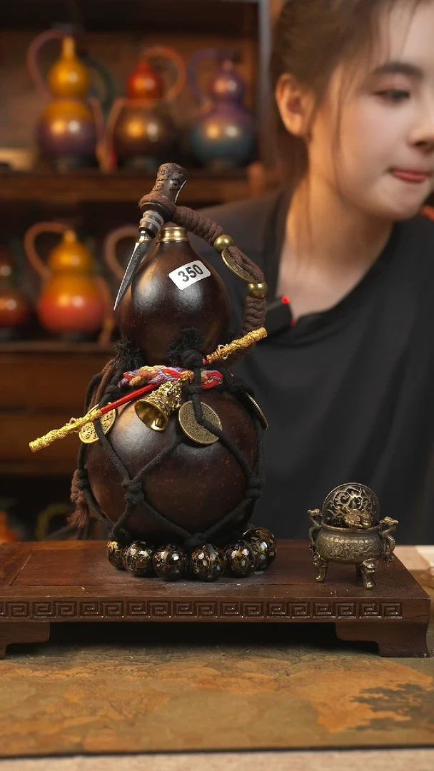 350大漆一物一拍记葫堂出品【不带手串】