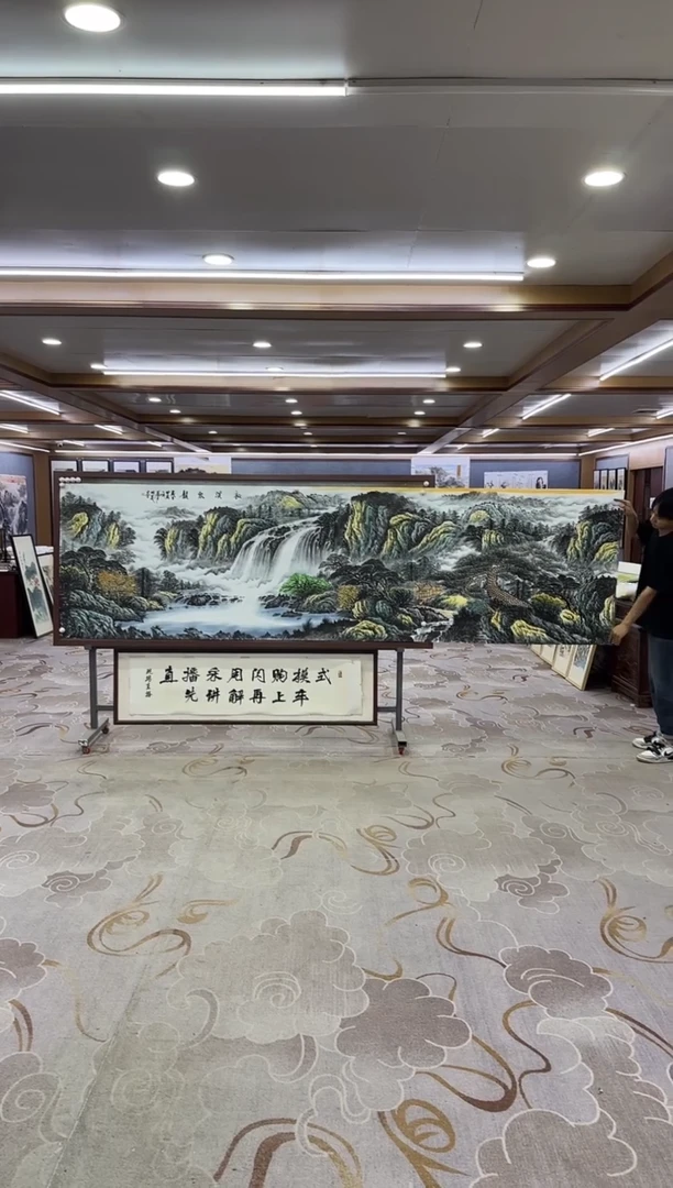 绘画绘画Y-邵明义-小丈二-山水画
