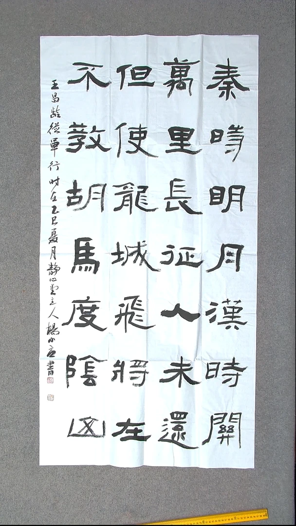 书法杨小立  河南南阳138*69八平尺