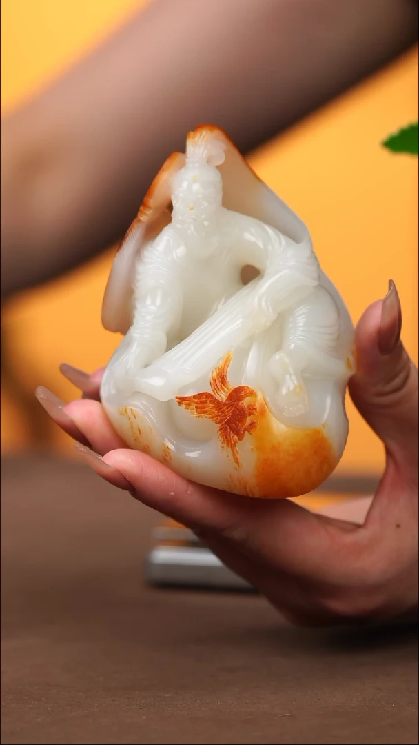 和田玉未镶嵌摆件t*h