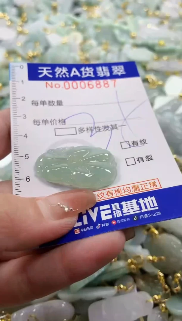 颈饰未镶嵌翡翠天然A货翡翠
