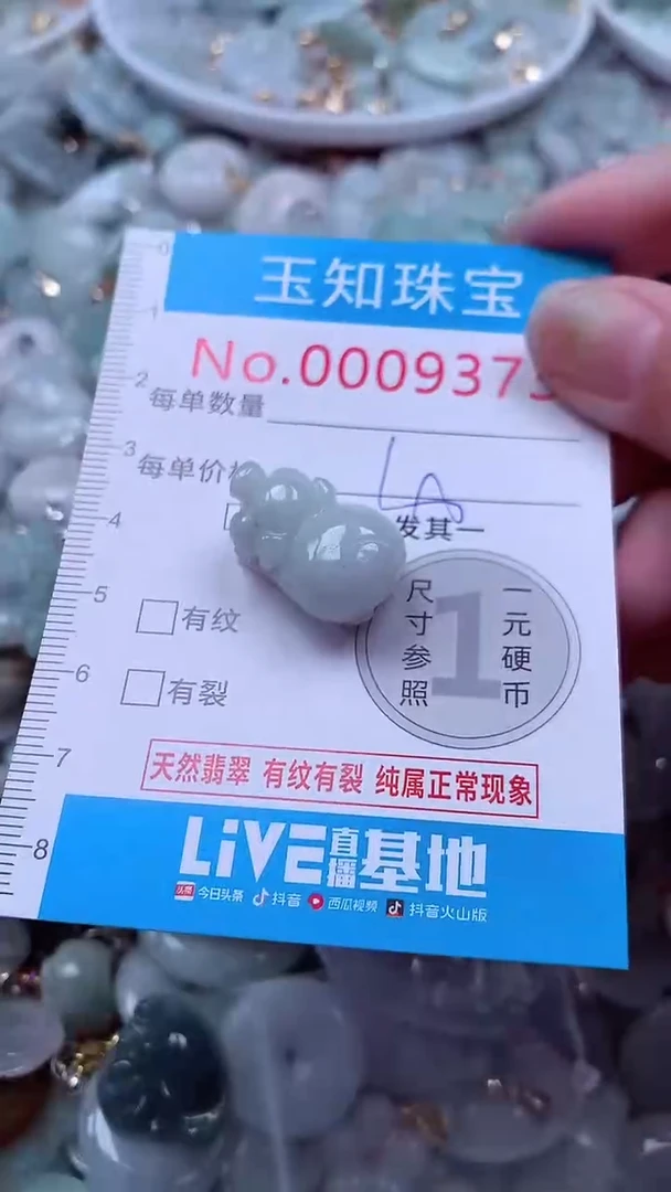 吊坠(不含链)未镶嵌翡翠9373