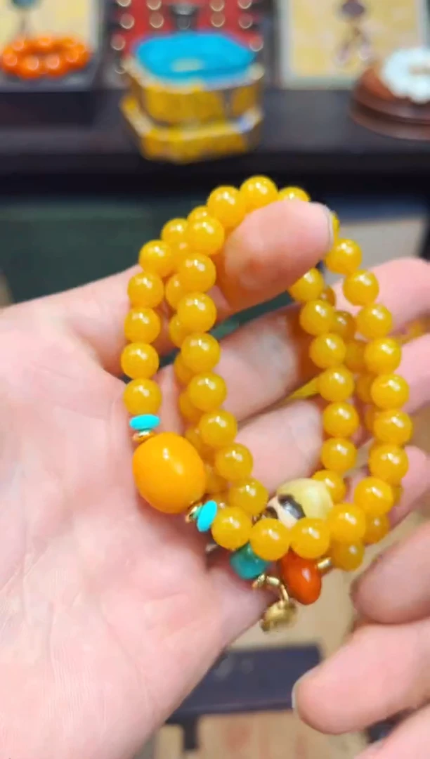 【闪购商品】蜜蜡裸石未镶嵌B瑞哥专属高端精品73