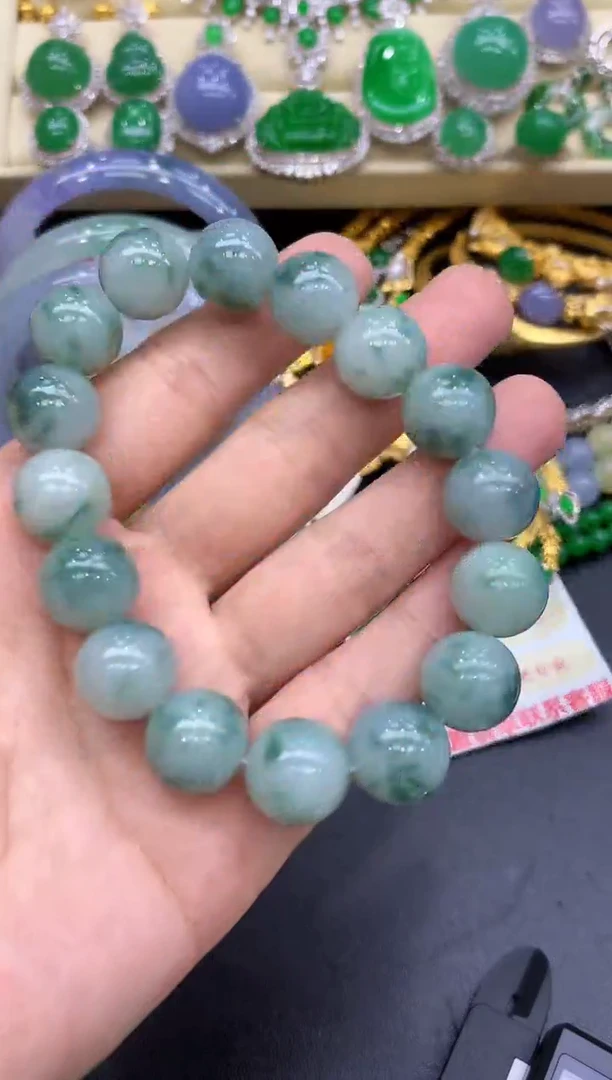 未镶嵌手串翡翠135-中国好珍宝