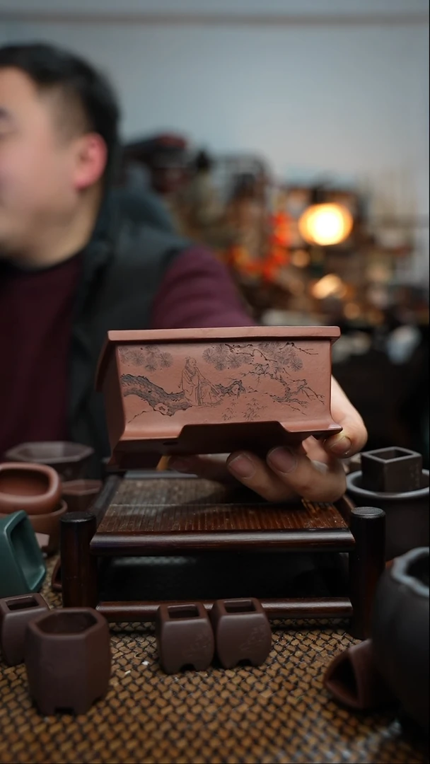 【闪购商品】紫砂花盆長木軒精品紫砂