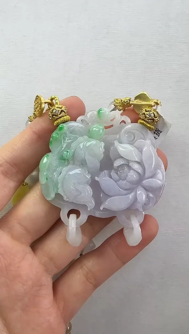 颈饰未镶嵌翡翠国风翡翠