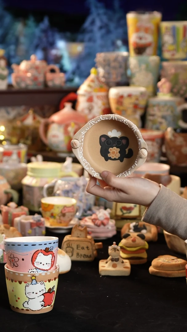 其他陶景德镇釉下彩手绘设计师款陶瓷