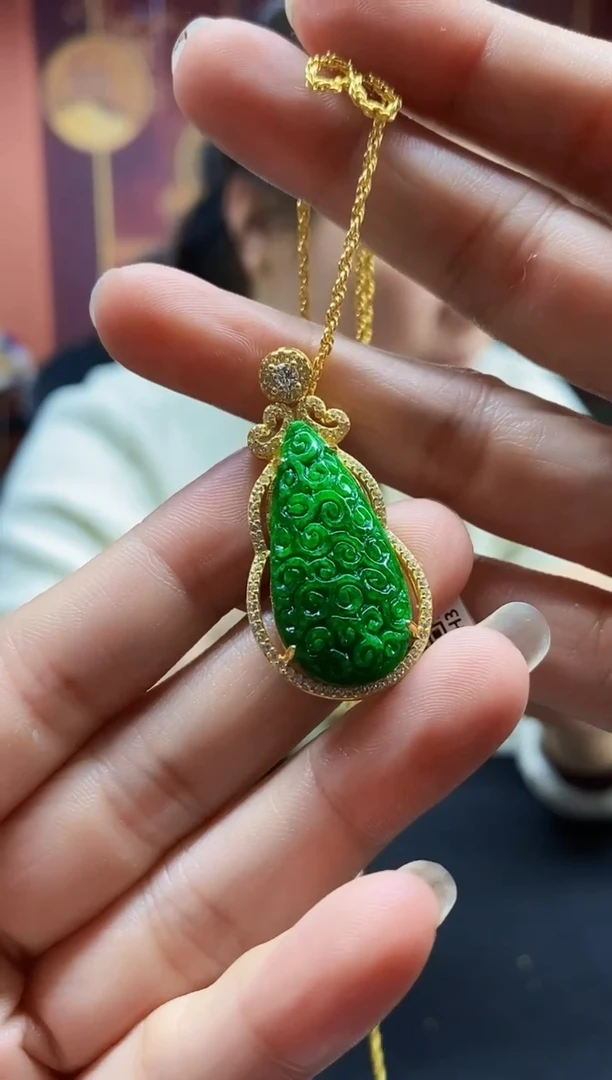 颈饰未镶嵌翡翠翡翠吊坠