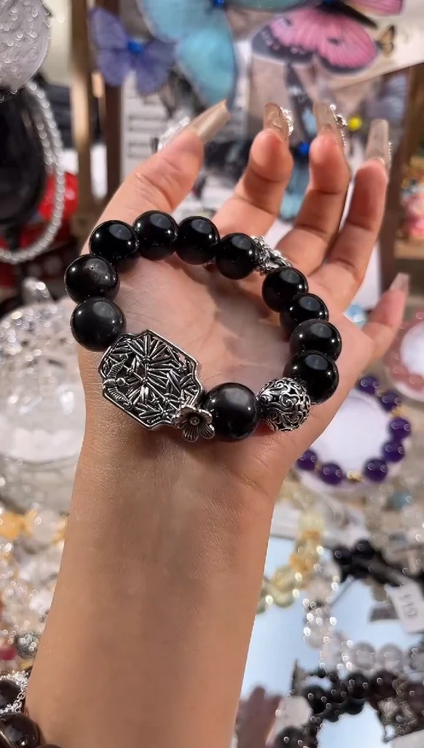 【闪购商品】水晶手链未镶嵌多样性发货颜色微差发其一