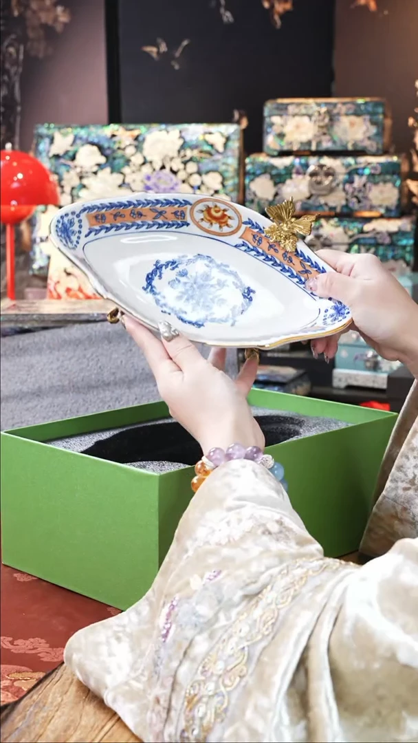 【闪购商品】瓷片豆包儿推荐饰品摆件
