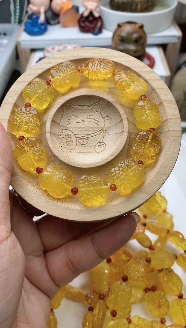 【闪购商品】琥珀手链未镶嵌A5一条