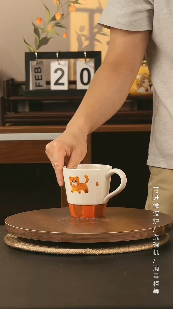 陶瓷景德镇高温釉下彩纯手绘创意瓷