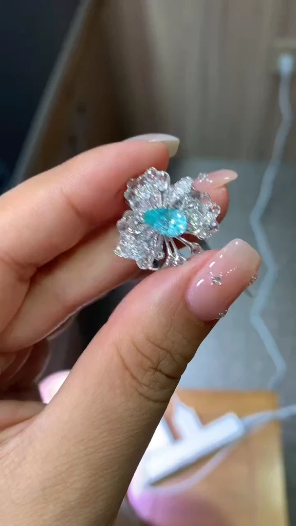 18K金镶嵌戒指碧玺1.05ct