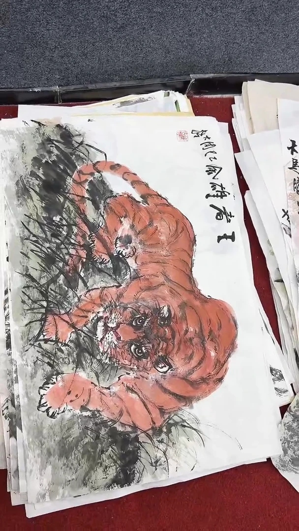 国画周大拙/国画/花鸟