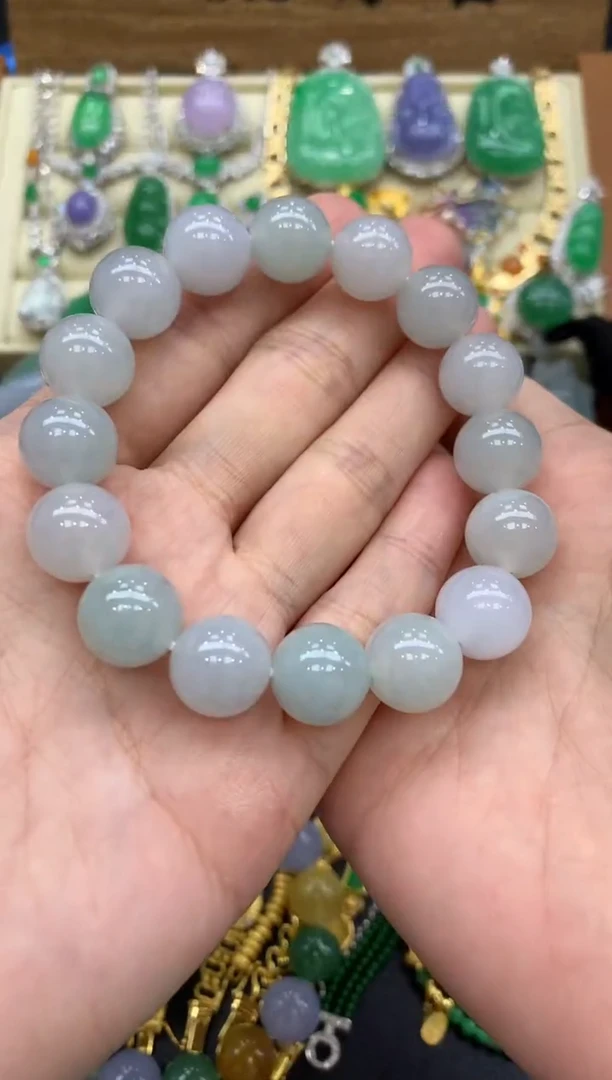 未镶嵌手串翡翠200-中国好珍宝