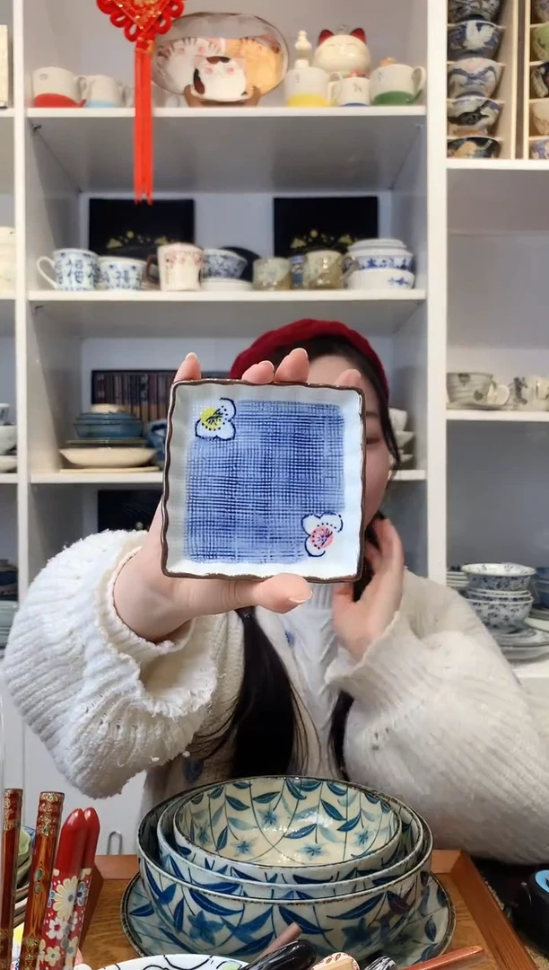 【闪购商品】耐热玻璃方形蘸料碟