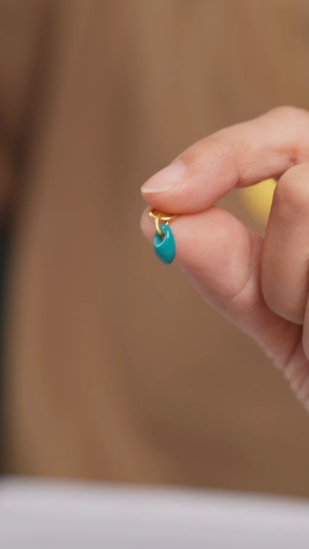 未镶嵌绿松石侧挂松石侧挂