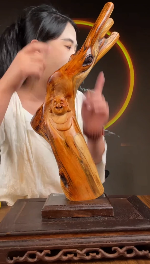 柏木（崖柏）手工摆件,先抢先得! 编号:26