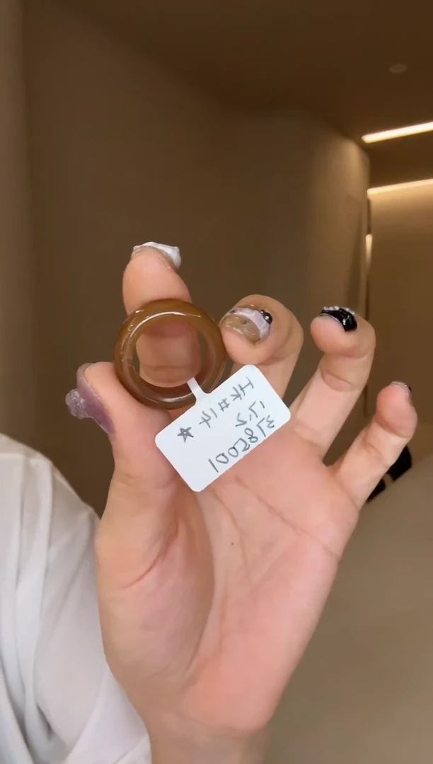 【闪购商品】和田玉戒指未镶嵌14码全糖