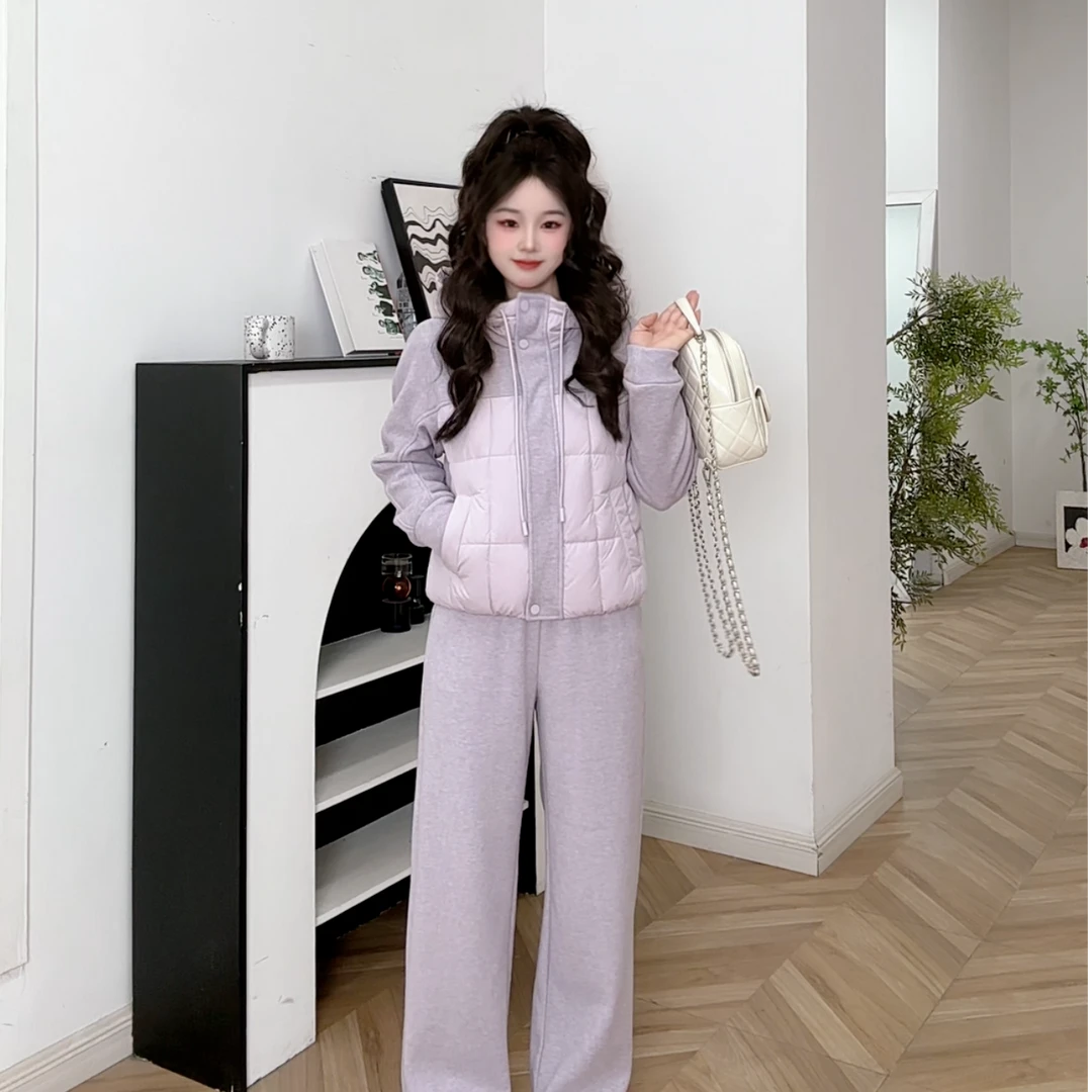 【小个子专属】IEF/爱依服2025新款冬季厚款保暖上下棉服套装