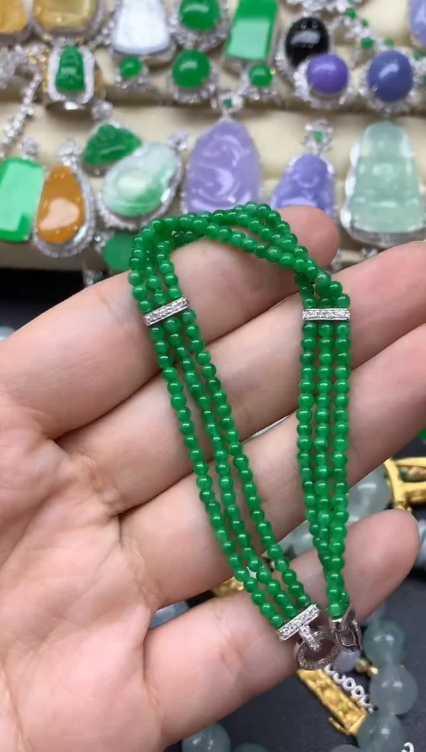 【闪购商品】翡翠手链未镶嵌510-中国好珍宝