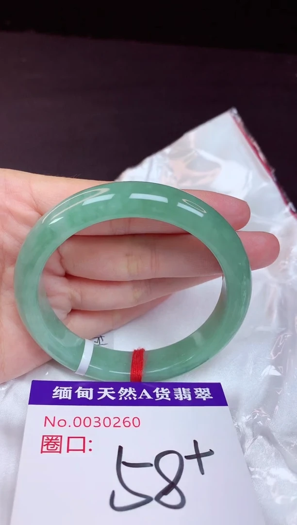 未镶嵌手镯翡翠58+