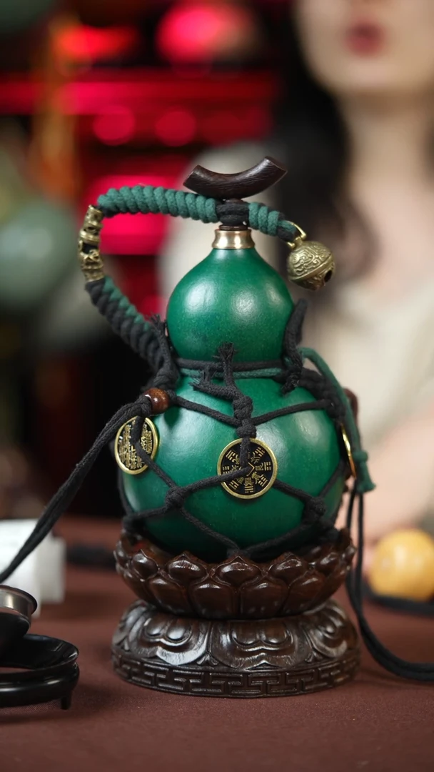 【闪购商品】329号500ml左右的非遗漆器酒葫芦