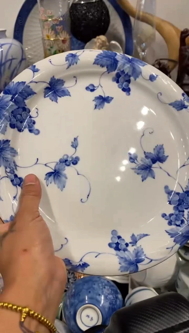 果**妈瓷器 餐具 摆件 工艺品